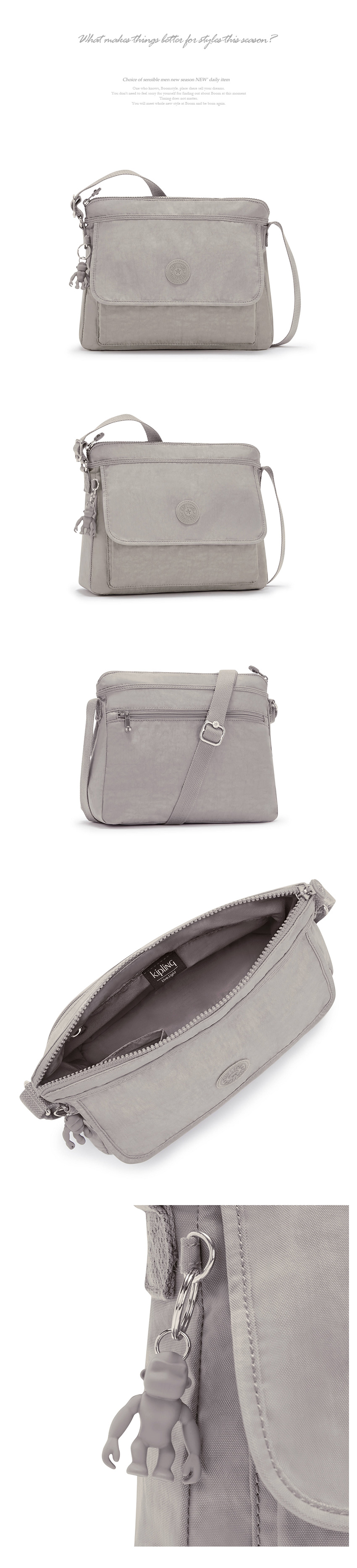 HB6577 Grey Gris KIPLING hb6577-grey-gris-kipling
